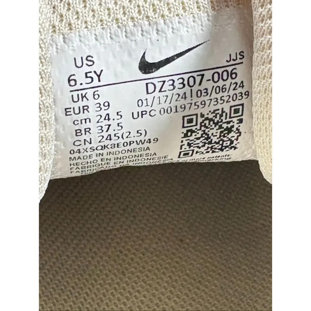 Nike Air Max 1 GS Light Orewood Brown Sail Sneakers Size 6.5Y / Women’s 8 DZ3307